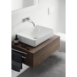 Geberit Variform umywalka 55x40 cm nablatowa prostokątna KeraTect biała 500.779.00.2