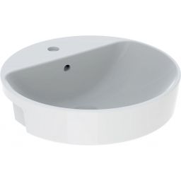 Geberit Variform umywalka 50 cm częściowo wpuszczana okrągła biała 500.782.01.2