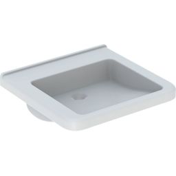 Geberit Selnova Comfort Square umywalka 55x52,5 cm prostokątna ścienna dla niepełnosprawnych biała 500.787.01.7