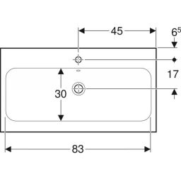 Geberit iCon Light umywalka 90x48 cm meblowa biała 501.836.00.1