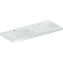 Geberit iCon Light umywalka 120x48 cm podwójna prostokątna KeraTect biała 501.838.00.6