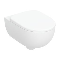 Geberit Selnova Premium miska WC z deską wolnoopadającą wisząca bez kołnierza biały połysk 502.793.00.1