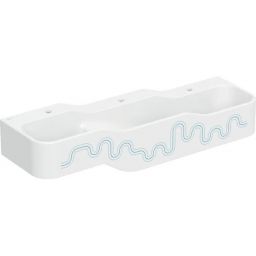 Geberit Bambini umywalka 140x39 cm ścienna dla dzieci biała-niebieska 502.976.SX.1