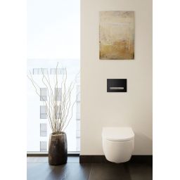 Geberit iCon miska WC wisząca bez kołnierza biały połysk z deską wolnoopadającą 503.233.00.1