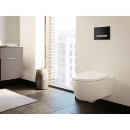 Geberit iCon miska WC wisząca bez kołnierza biały połysk z deską wolnoopadającą 503.233.00.1