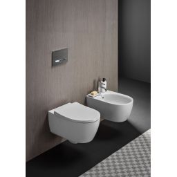Geberit iCon miska WC wisząca bez kołnierza biały połysk z deską wolnoopadającą 503.233.00.1