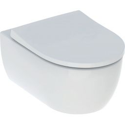 Geberit iCon miska WC wisząca bez kołnierza biały połysk z deską wolnoopadającą 503.233.00.1