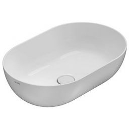 Globo T-Egde umywalka 54x36 cm nablatowa biała B6O54.BI