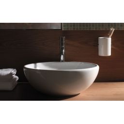 Globo Free umywalka 40 cm nablatowa okrągła biała LAT41BI