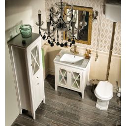 GSI Classic umywalka 75x50 cm prostokątna ścienna biała 8787111