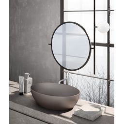 GSI Pura umywalka 60x42 cm nablatowa owalna bistro mat 884216