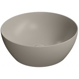 GSI Pura umywalka 42 cm nablatowa okrągła tortora mat 885105