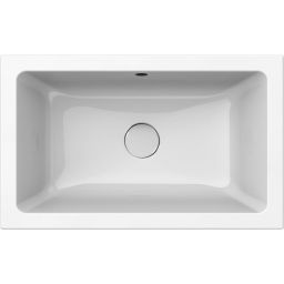 GSI Kube X umywalka 60x37 cm prostokątna wpuszczana-nablatowa biały połysk 8953911