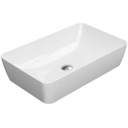 GSI Sand umywalka 60x38 cm nablatowa prostokątna ExtraGlaze biała 903611