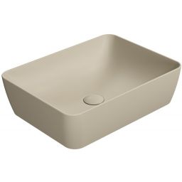 GSI Sand umywalka 50x38 cm nablatowa prostokątna creta mat 903708