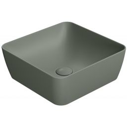 GSI Sand umywalka 38 cm nablatowa kwadratowa agave mat 903804