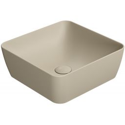 GSI Sand umywalka 38 cm nablatowa kwadratowa creta mat 903808