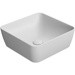 GSI Sand umywalka 38 cm nablatowa kwadratowa biały mat 903809