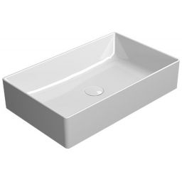 GSI Kube X umywalka 60x37 cm prostokątna nablatowa biała 945311