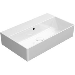 GSI Kube X umywalka 60x37 cm prostokątna ścienna-nablatowa biała 9454011