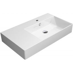 GSI Kube X umywalka 80x47 cm prostokątna ścienna biała 9457111