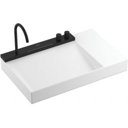 Hansgrohe Avalegra umywalka 78x47,5 cm AquaUnit z baterią biały/czarny mat 22473670