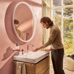 Hansgrohe Xelu Q umywalka 80x48 cm prostokątna ścienna-meblowa biała 60318450