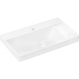 Hansgrohe Xelu Q umywalka 80x48 cm prostokątna ścienna-meblowa biała 60319450