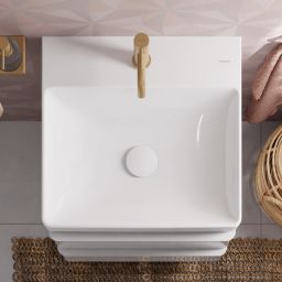 Hansgrohe Xelu Q umywalka 50x48 cm prostokątna ścienna-meblowa biała 60316450