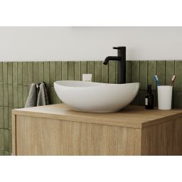 Hagser Agnes umywalka 41x34 cm nablatowa owalna biała HGR10000040