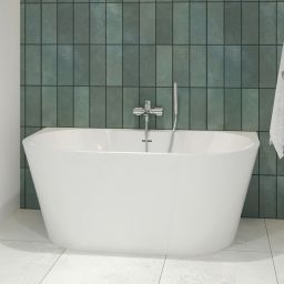 Hagser Greta wanna wolnostojąca przyścienna 150x80 cm akrylowa owalna biały połysk HGR15000012
