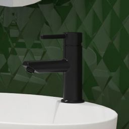 Hagser Lisa bateria umywalkowa stojąca czarny mat HGR15000032