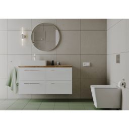 Hagser Emma umywalka 59x43 cm nablatowa prostokątna biała HGR30000041