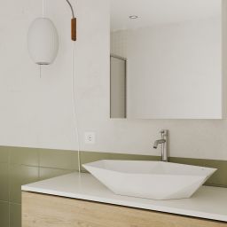 Hagser Aurora umywalka 63,5x41,5 cm nablatowa biała HGR30000040