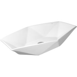 Outlet - Hagser Aurora umywalka 63,5x41,5 cm nablatowa biała HGR30000040