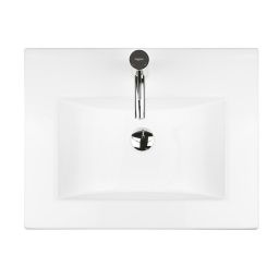 Hagser Erika umywalka 60x47 cm meblowa prostokątna biała HGR50000041