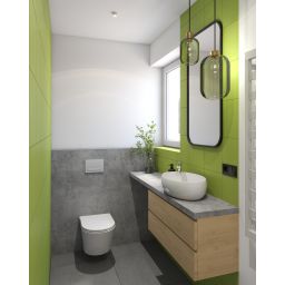 Hagser Gisela umywalka 49,5x34,5 cm nablatowa owalna biała HGR70000040