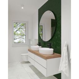 Hagser Lisa bateria umywalkowa stojąca czarny mat HGR15000032