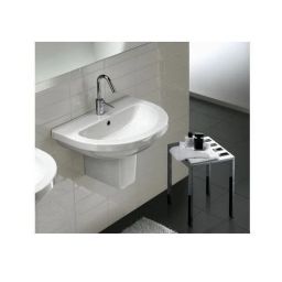 Hatria Erika Pro Q umywalka 62x46 cm owalna ścienna biała 00YXJE01