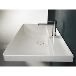 Hatria Canalgrande umywalka 80x50 cm ścienna prostokątna biała Y1EK01