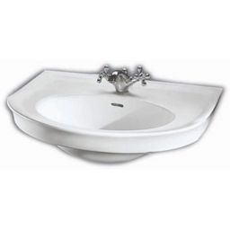 Hatria Dolcevita umywalka 70x55 cm ścienna półokrągła biała Y0EX01