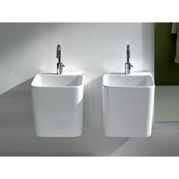 Hatria G-Full umywalka 48x40 cm ścienna prostokątna biała YXJG01