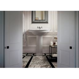 Hatria Dolcevita umywalka 70x55 cm ścienna półokrągła biała Y0EX01