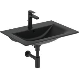 Ideal Standard Connect Air umywalka 64x46 cm prostokątna czarny mat E0289V3