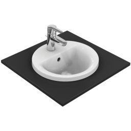 Ideal Standard Connect umywalka 38 cm wpuszczana okrągła biały połysk E504101