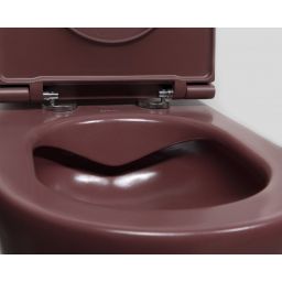 Isvea Infinity miska WC wisząca bez kołnierza czerwony mat 10NF02005-2R