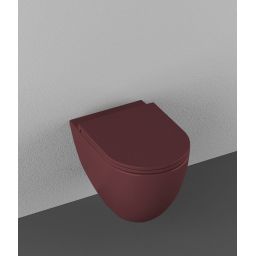 Isvea Infinity miska WC wisząca bez kołnierza czerwony mat 10NF02005-2R