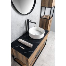 Isvea Infinity Round umywalka 36 cm nablatowa okrągła biała 10NF65036