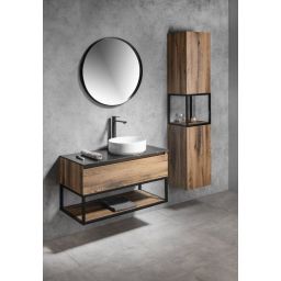 Isvea Infinity Round umywalka 36 cm nablatowa okrągła biała 10NF65036