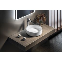 Isvea Infinity Round umywalka 36 cm nablatowa okrągła biała 10NF65036